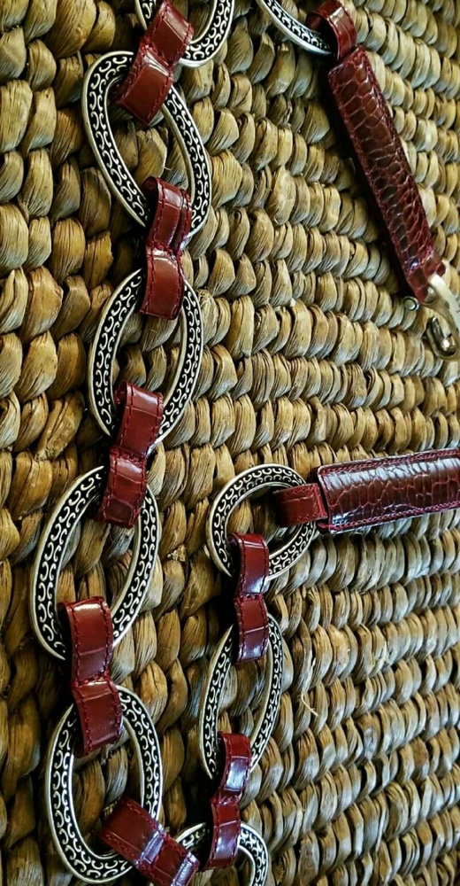 Red BRIGHTON linked Belt